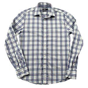 Faherty Brand Reserve Button Down Shirt Mens XS Movement Ice Falls Plaid